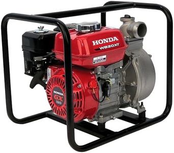 Honda WB20 2-Inch General Purpose Water Pump, Gas Powered Water Pump, Filters Solids Larger Than 5/16 Inch, 164 Gallons per Minute Capacity, Commercial-Grade Engine, Heavy Duty Frame (WB20XT4A)