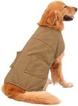 HDE Canvas Dog Vest Waterproof Jack