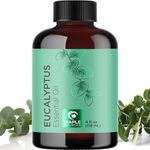 Maple Holistics Eucalyptus Essential Oil - Pure Eucalyptus Oil for Diffusers Aromatherapy Beauty and Self Care - Huile Essentielle Eucalyptus Pour Diffuseur Aromathérapie Savons ou Bougies 118mL