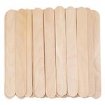 Hedume 600 Pack Large Wide Wax Sticks, Wood Wax Spatula Applicator, Body Hair Removal Craft Sticks Applicator Spatula