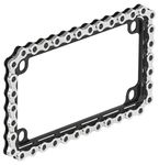 Bell Automotive 22-1-46497-8 Universal Motorcycle Chain License Plate Frame