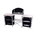 Oypla Large Portable Folding Outdoor Aluminium Camping Travel Kitchen Work Top