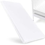 Baby Cradle Mattresses - White Cradle Mattress with Waterproof Vinyl Cover – Durable & Breathable Cradle Mattress (18" x 36" x 3")