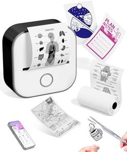 Memoqueen T02 Pocket Thermal Photo Printer, Sticker Maker Machine for Photos, Diaries, Memos, Study Notes, Work Plans