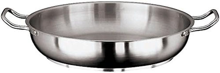 Paderno Stainless Steel 15 3/4 Inch Paella Pan