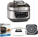 PowerXL Grill Air Fryer - 5.7L Capacity - 12-in-1 Electric Multicooker - Air Fry, Slow Cook, Steam, Saute, Grill, Bake, Roast, Rice Cooker, Simmer, Sous Vide, Fry & Keep Warm - Non-Stick - 1450 Watts