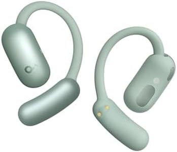 soundcore AeroFit 2 by Anker, Open-Ear Headphones, Non-Intrusive Design, Adjustable Comfort, Snug Fit, Rich Bass, Hi-Res Audio, 42H Play, Bluetooth 5.4, Wireless Charging, IP55, Open-Ear Earbuds
