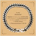 Bible Verse Gifts for Husband, 1 Th