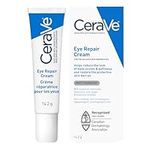 CeraVe EYE CREAM with Hyaluronic Acid for Under Eye Dark circles & Puffiness, Ophthalmologist Tested for Sensitive Eye Area, Fragrance Free, 14.2 Grams