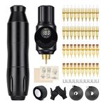 BIOMASER Wireless Tattoo Kit Tattoo Machine with RCA Tattoo Wireless Battery 40pcs Cartridges Needle For Beginner Tattoo Artist …