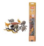 Wild Republic Australia Toy Figures, Kangaroo, Crocodile, Koala, Platypus, Wombat, Emu, Dingo, Tasmanian Devil, Snakes, Gifts for Kids, 11Piece Set