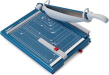 Dahle 565 Premium Series Guillotine Lever Style Paper Trimmer, 15 1/8" Cut Length, 35 Sheet, Solingen Steel Self-Sharpening Blade, Safety Features, Automatic clamp, Sturdy Metal Base, Paper Cutter