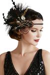 BABEYOND Flapper Headpiece for Women - Flapper Headband 1920s Headpiece Vintage Accessories for Women