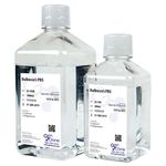 Phosphate Buffered Saline, 1X (1000 ml) – Sterile Filtered Saline Without Ca, Mg & Phenol Red, Endotoxin & Mycoplasma Detected 7.4 pH Buffer, Optimal Processing Liquid for Cell Culture Performance