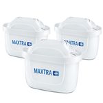 BRITA S1323 MAXTRA+ water filter cartridges, compatible with all jugs for chlorine and limescale reduction, 3 pack, White