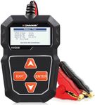 Car Battery Tester 12V, KONNWEI KW208 100-2000 CCA Battery Load Tester Auto Cranking and Charging System Test Scan Tool Digital Battery Alternator Analyzer for Car Truck Marine Motorcycle SUV Boat