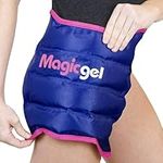 Hip Ice Pack Wrap - Reusable Cold Pack for Hip Bursitis, Hip Replacement Surgery and Hip Flexor Pain. Hip ice wrap for Inflammation, Swelling and Hip Pain Relief (by Magic Gel)