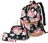 Floral School Backpack for Teen Gir