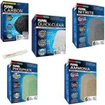 Inland Seas Fluval 306/307 406/407 Canister Filter Monthly Maintenance Kit Plus Bundle (6 Items)