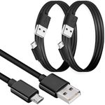 15ft. Micro USB Cable -2-Pack- Fast Charging, Data Transfer Android USB Cord, Compatible with Kindle Fire HD, 6 7 8 10 (1-8th Gen) Kindle Paperwhite Tablet, Bluetooth Speakers, Headphone (15-feet)