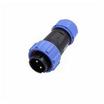 HangTon AC200MAX AC300 EP500 RV 2 Pin Aviation Circular Connector 12V 30A Power for BLUETTI DC Output Waterproof IP68 4-12mm Cable Plug Male Contact