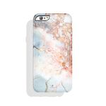 Akna iPhone 6 / 6s case marble, New Glamour Series [All Flexible Soft TPU cover with Fabulous Glossy Pattern for both iPhone 6 & iPhone 6s(4.7" iPhone) [Cyan Marble](30-U.K)