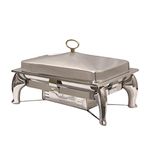 Malabar Trading Company MTC Rectangular Stainless Steel Chafing Dish (Silver, 10 L)