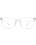 ANRRI Blue Light Blocking Glasses Lightweight Eyeglasses Frame Filter Blue Ray Computer Game Glasses, Crystal, Medium