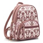 SACCI MUCCI Backpacks for girls latest | hand bag for women Trendy | college bags for girls Mini Small Women Backpacks Womens Kids Girls - Damask (Pink)