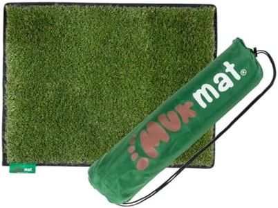 Muk Mat Original Artificial Grass Mat, Premium Door Mat, Indoor & Outdoor, Effective Dirt Trap, Water Resistant, Soft, Easy to Clean, Travel Essential, High Traffic Use, Heavy Duty, 50 x 65 cm, Green