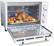 Igenix IG7131 30 Litre Countertop Mini Oven Electric Cooker and Grill, Ideal for Roasting, Baking, Grilling and Reheating with Aluminium Baking Tray, White