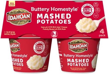 Idahoan Buttery Homestyle Mashed Potatoes Cup, 1.5oz (Pack of 24)