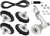 NEW - 4581EL2002C Dryer Drum Roller Assembly 4400EL2001A Dryer Belt 4561EL3002A Dryer Motor Idler Pulley and Spring - Dryer Repair Kit for LG Kenmore Replace 4581EL2002A 4561EL3002B 4400EL2001C