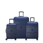 DELSEY PARIS Chatelet Hardside Luggage with Spinner Wheels, Navy, 3 Piece Set 19/24/28, Chatelet Hardside Luggage with Spinner Wheels