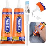 2 Pack Fabric Glue Permanent, 60ML/