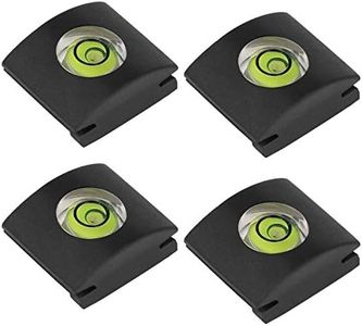 ChromLives Spirit Level Camera Hot Shoe Level Hot Shoe Cover Hot Shoe Mount Protectors Camera Bubble Compatible with DSLR Camera Canon Sony Nikon Panasonic Fujifilm Olympus Pentax and More 4Pack