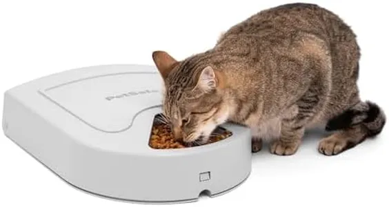 PetSafe Automatic Dog Feeder, 5 Meals, 40 oz Capacity, Plastic, for Dry Food, Multiple Pets