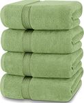 Utopia Towels - 4 Pack Premium 600gsm 100% Ring Spun Cotton Bath Towel Set - Quick Drying, Highly Absorbent, Soft Touch, Perfect for Everyday Use