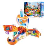 PETRONIX Defenders 3-in-1 Headquarter Transformer Playset, Transforming Play Figure, Transformer Toy for 3+ Year Old Boy and Girl, EU820410, Orange