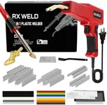 RX WELD Plastic Welder, 2 in 1 Plastic Welding Kit Repair Welder Kit 1000PCS Hot Stapler for Car Bumper Cracks, Kayaks, Plastic Toys, Patent Number D1052628