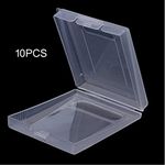 Ruitroliker Storage Case Clear Plastic Case Box for Gameboy Color GBC Game Cartridge 10 Pack