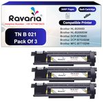 Ravaria TN B021 Compatible Toner Cartridge for Brother TN-B021 Toner Cartridge Supported Model Brother Printer HL-B2000D, HL-B2080DW, DCP-B7500D, DCP-B7535DW, MFC-B7715DW (Pack of 3)