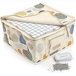 KnitIQ Blocking Mats for Knitting and Crochet Projects - Thick Blocking Boards for Crochet Projects, Needlework with Grids, 150 T-pins and Storage Bag for Knitting Supplies - Pack of 9- Artisan