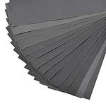 14 Pcs Sandpaper, Sanding Paper Assorted Set Abrasive Paper Sheets, Wet and Dry 400 to 2000 Grit Sandpaper, Resin Silicon Carbide Sandpaper for Automotive Sanding, Wood Furniture Jewelry Polishing