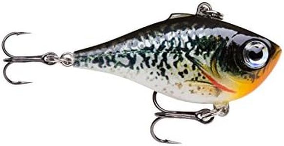 Rapala ULRPR04BCL Ultra Light Rippin' Rap Fishing Lure, Live Black Crappie, 1-1/2", 3/16 oz