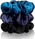 Zenssia Silk Scrunchies for Hair, M