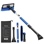 AstroAI Ice Scraper with Squeegee Blue Medium