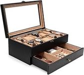 Watch Box - 10 Slot Watch Case for 
