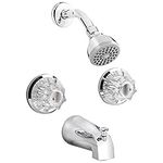 Belanger EBA58WCP Bathtub/Shower Faucet with 2-Handles, Polished Chrome