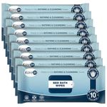 KareIn Bed Wipes, Adult Wet Wipes, 90 Count, Anti-Bacterial, Ready To Use Cleansing Towels, Refreshing Sponge Bath Towel, For Men & Women, Pack of 9